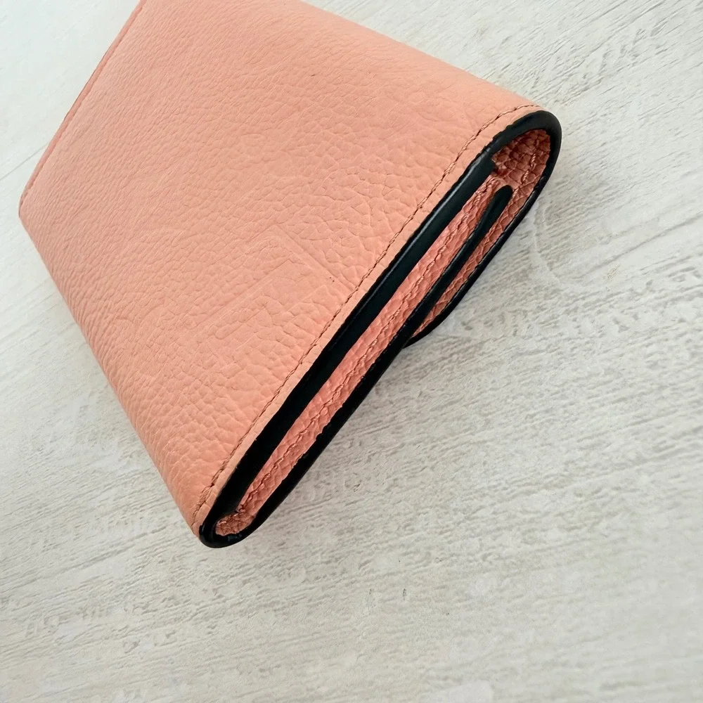 Louis Vuitton Rosalie Coin Purse Peach Pink Monogram Empreinte Leather Wallet